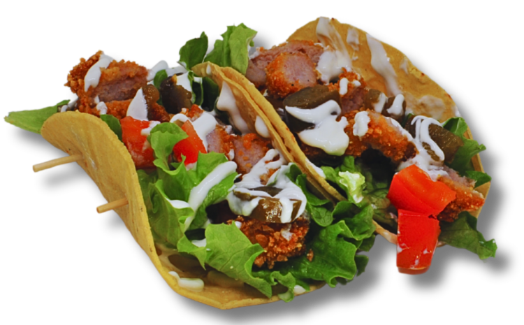 Fried chicken tacos